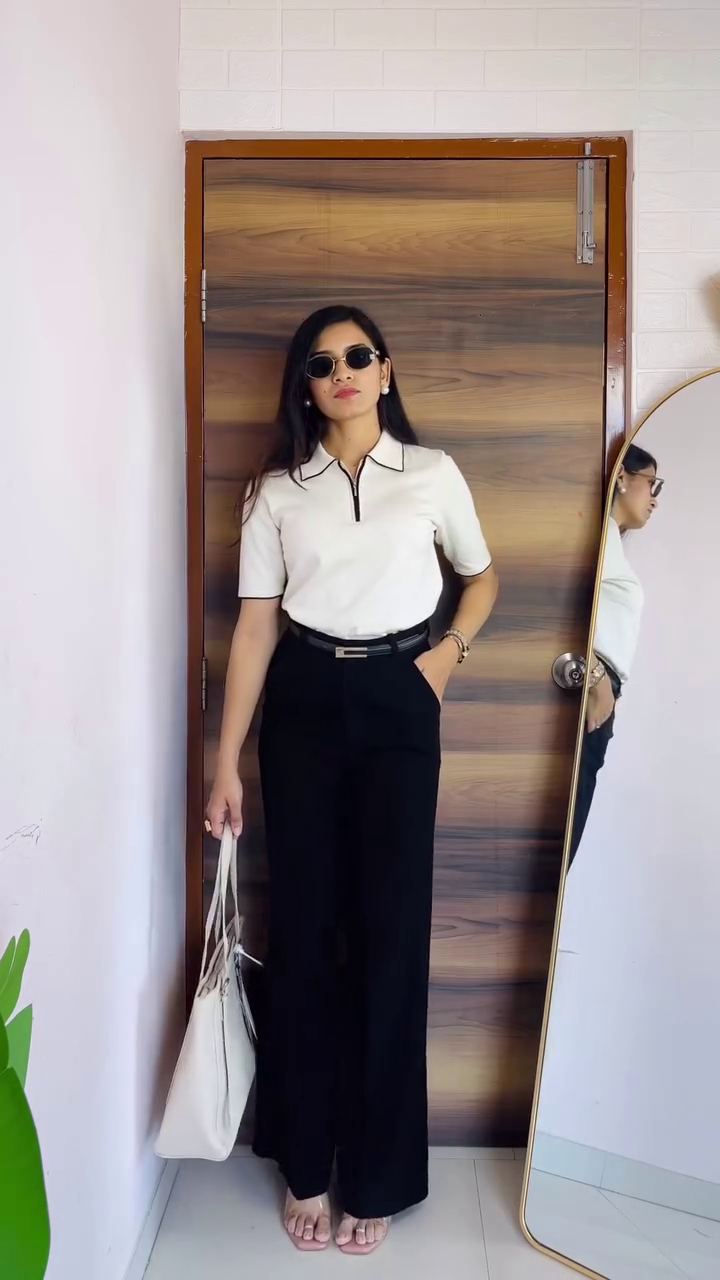 Smart Casual Polo & Trousers Look - Image 3