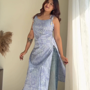 Indo-Western Kurti with Denim