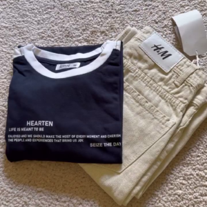 Casual T-shirt & Pants Combo