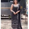 5912black_1_abc5f77a-fde1-4f72-a426-50c5bb83fbca.jpg Black Faux Georgette Suit with Real Mirror Work