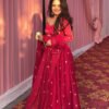 5936_2.jpg RED COLOR FENDY SILK ANARKALI SUIT