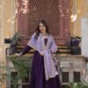 KA-1143_1.jpg Purple Wedding Wear Gown