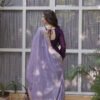 KA-1143_2.jpg Purple Wedding Wear Gown