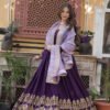 KA-1143_4.jpg Purple Wedding Wear Gown
