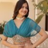 Luxurious Turkish Russian Silk with Digital Print Lehenga with Designer Blouse