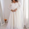 KB-293OFFWHITE_5.jpg White Roman Silk Anarkali Suit Set