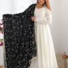 NKB-45_4.jpg Black Vichitra Silk Anarkali Suit Set
