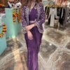 ST-1078PURPLE_1.jpg Wine Rangoli Silk Ready-to-Wear Saree with Embroidered Blouse, Koti