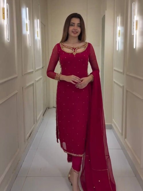 ST-1125_2.jpg Maroon Designer Suit Set