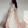 STD-167_3.jpg Off-White Vichitra Silk Gown Set