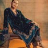 Sonakshi Sinha Inspired Rama Green Velvet Kurta Set